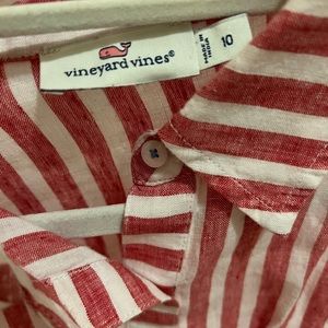 Vineyard Vines striped linen shirt